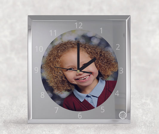 Stylish Glass Desktop Clock