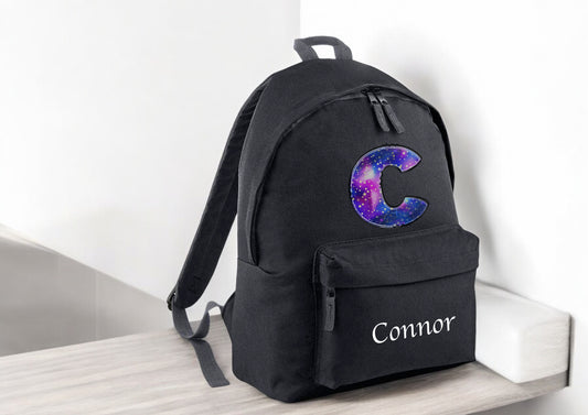 Galaxy Initial Personalised Backpack