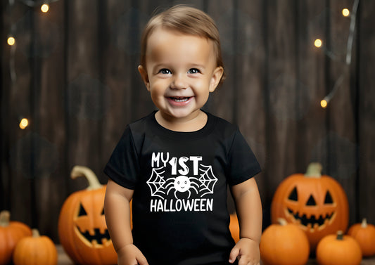 My First Halloween Black T-shirt