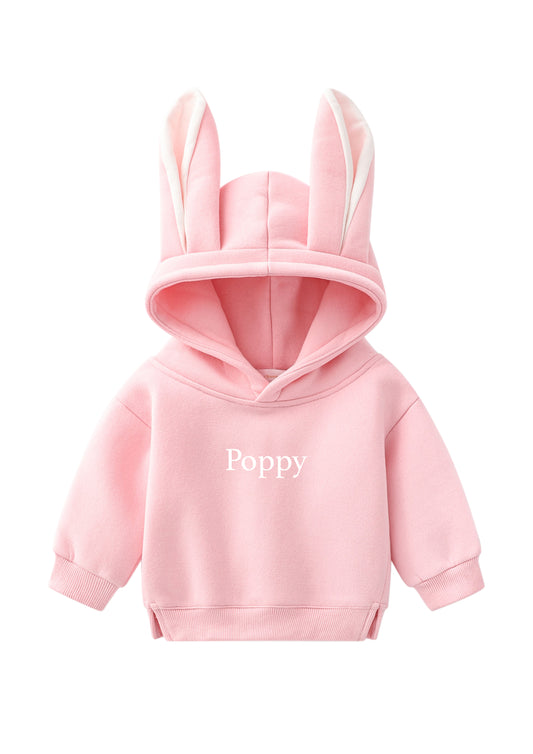 Personalised Bunny Ears Hoodie