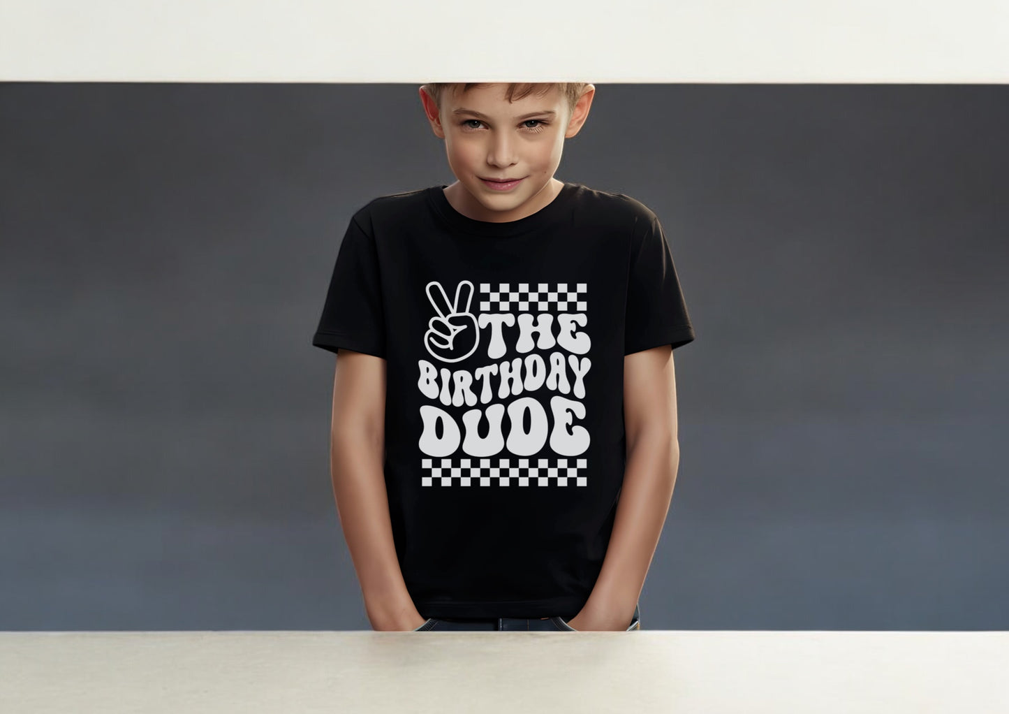 The Birthday Dude Kids T-shirt